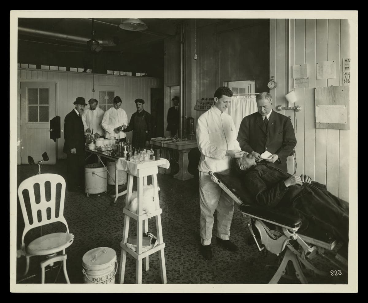 First-Aid Hospital at Ford Motor Company Highland Park Plant, 1913