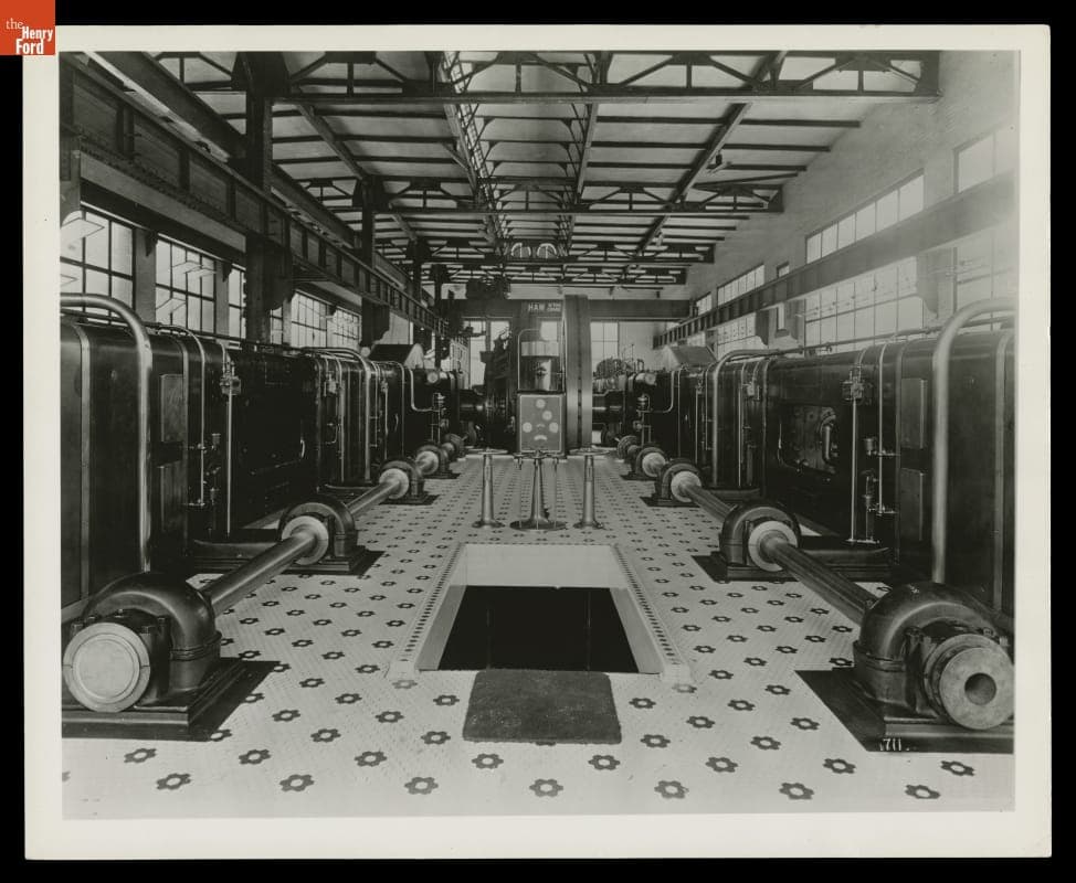 Powerhouse, Highland Park Plant, Michigan, circa 1914