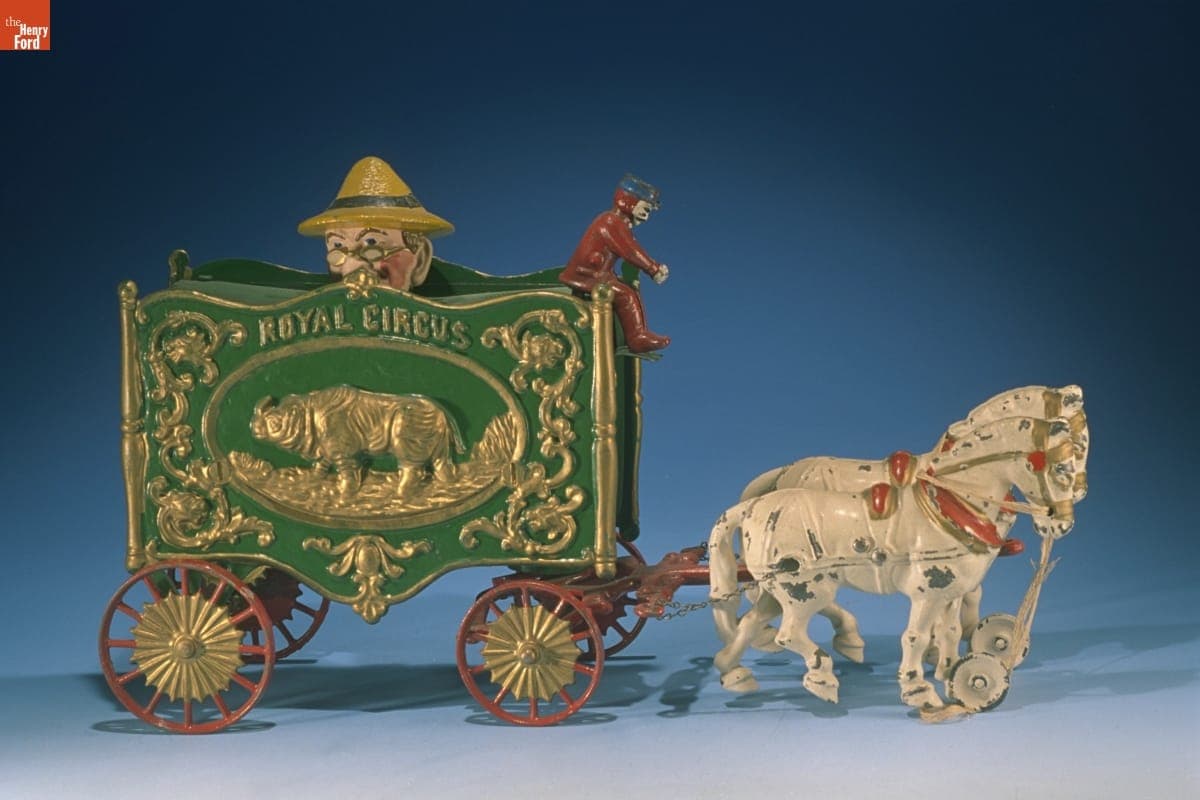 Circus Wagon Pull Toy, 1919-1926