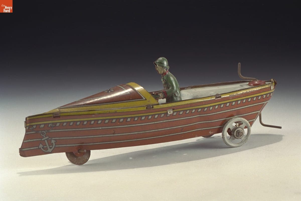 Toy Motorboat, 1890-1920