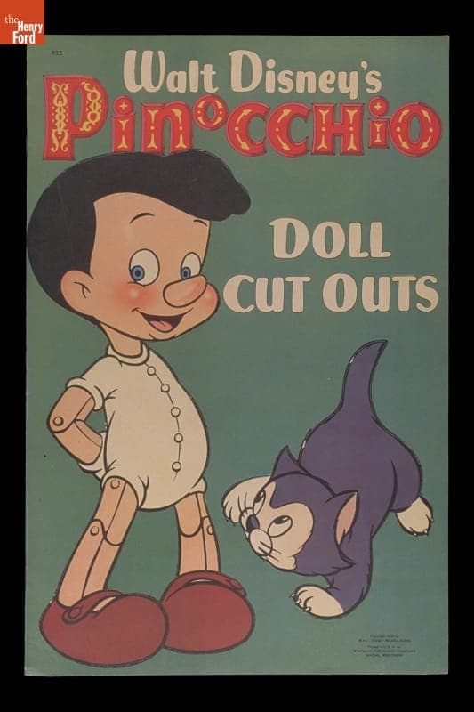 Walt Disney's Pinocchio Paper Dolls, 1939