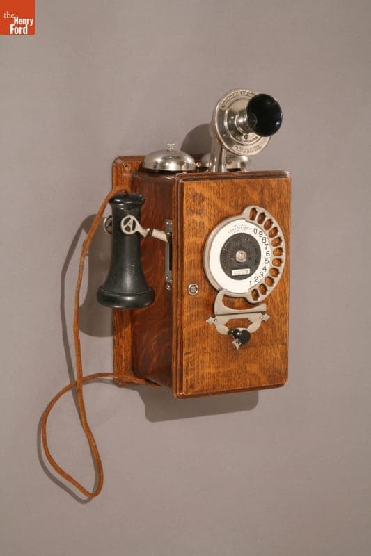 Rotary Dial Wall Telephone, 1905