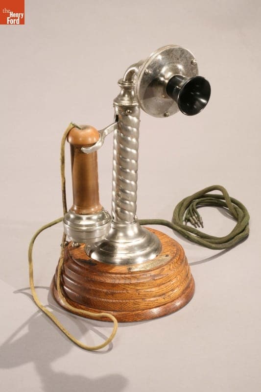 Desk Stand Telephone, circa 1895