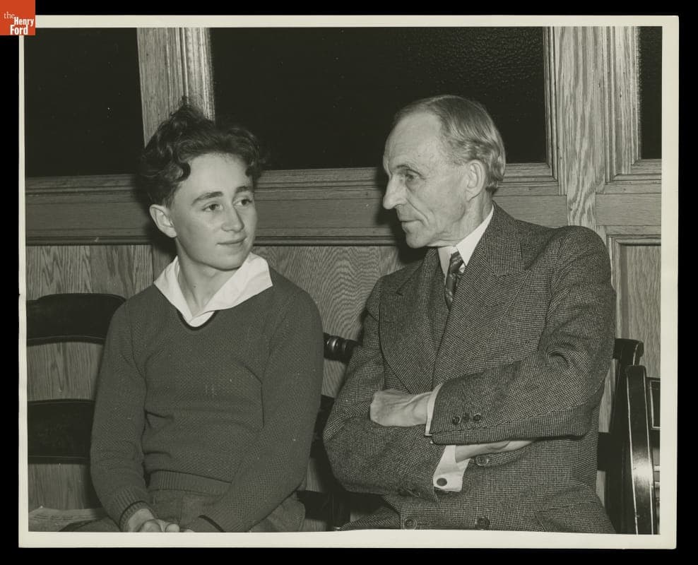 Violinist Grisha Goluboff and Henry Ford, 1934-1938