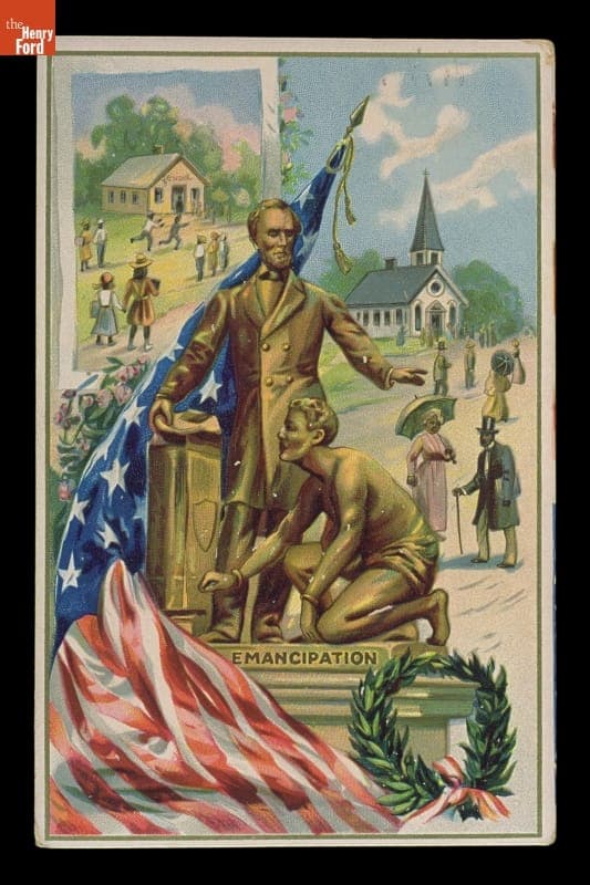 Postcard Celebrating Abraham Lincoln's Birthday, 1943