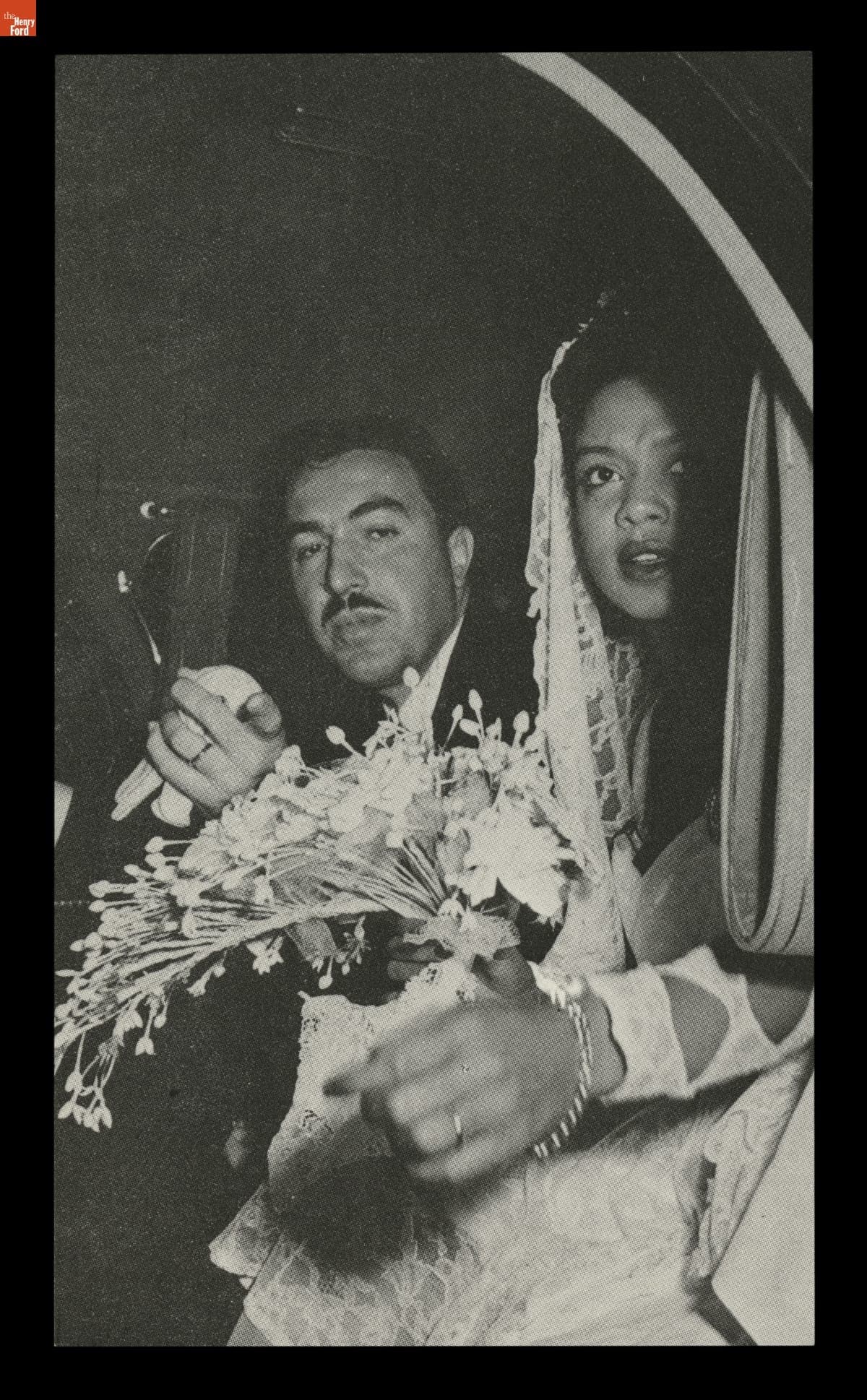 Adam Clayton Powell & Hazel Scott, Information Card, 1983