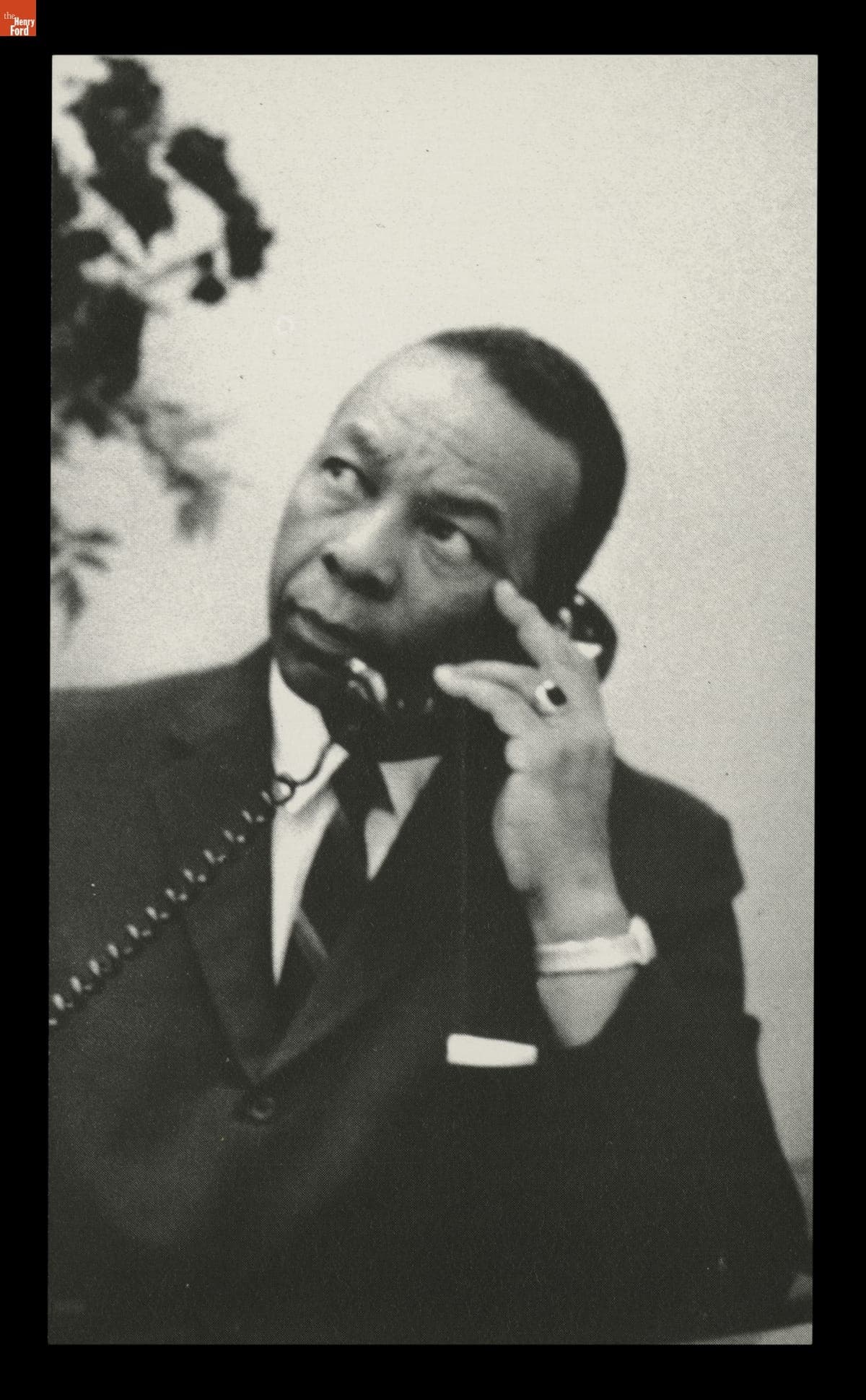 Walter E. Washington Information Card, circa 1985