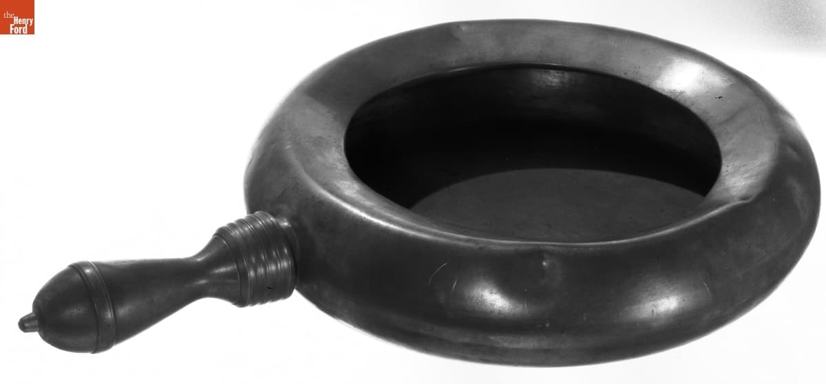 Pewter Bedpan, 1825-1827