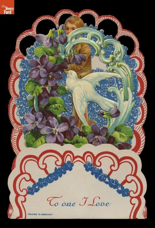 Popup Valentine, "To One I Love," circa 1925