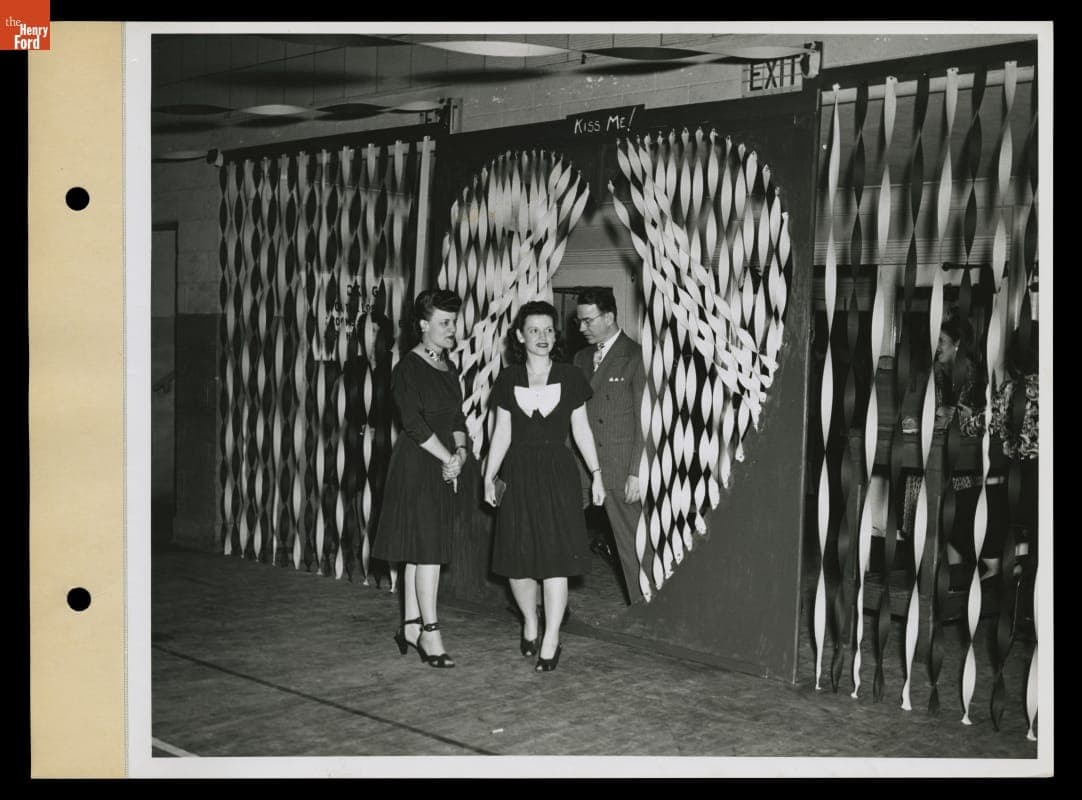 Girls' Club Valentine Dance and Ford Plant Engineering Party, Dearborn, Michigan, February 14, 1947