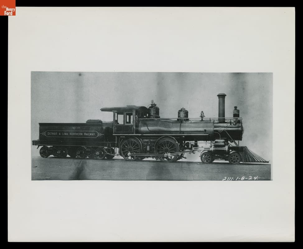 Detroit and Lima Northern Railway Locomotive Number 7, 1924