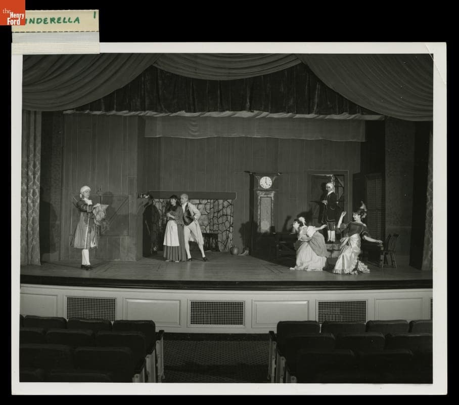 Greenfield Village Players Production of "Cinderella," Henry Ford Museum Theatre, 1967