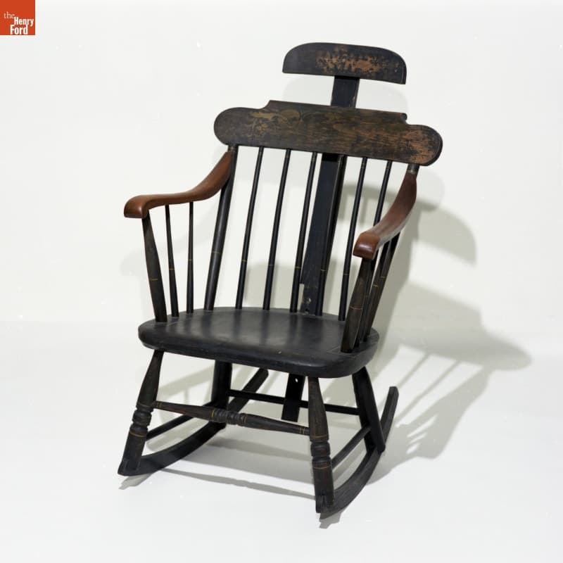 Windsor Rocking Chair, 1830-1850
