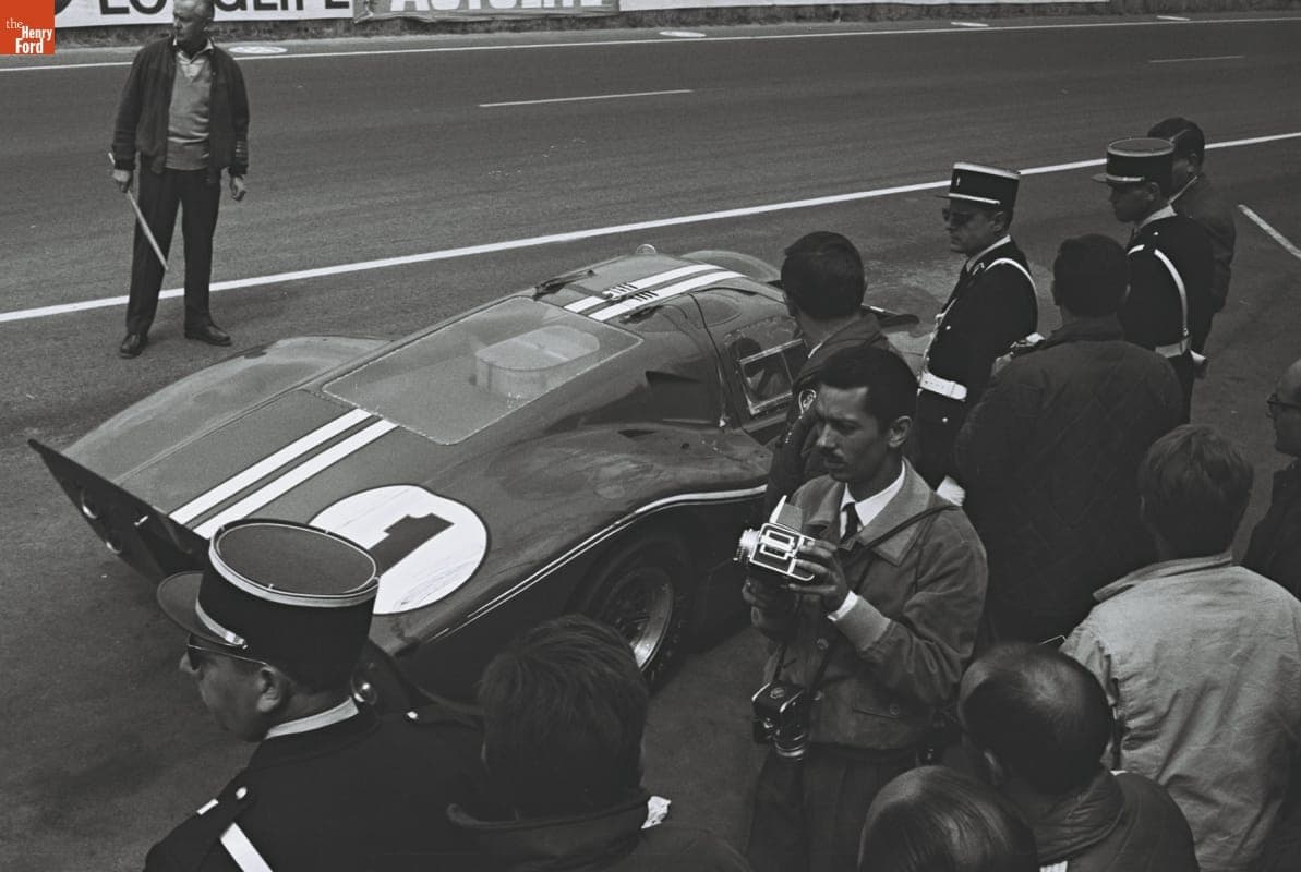 Ford Mark IV Driven by Dan Gurney and A. J. Foyt at the 24 Heures du Mans (24 Hours of Le Mans) Race, June 1967
