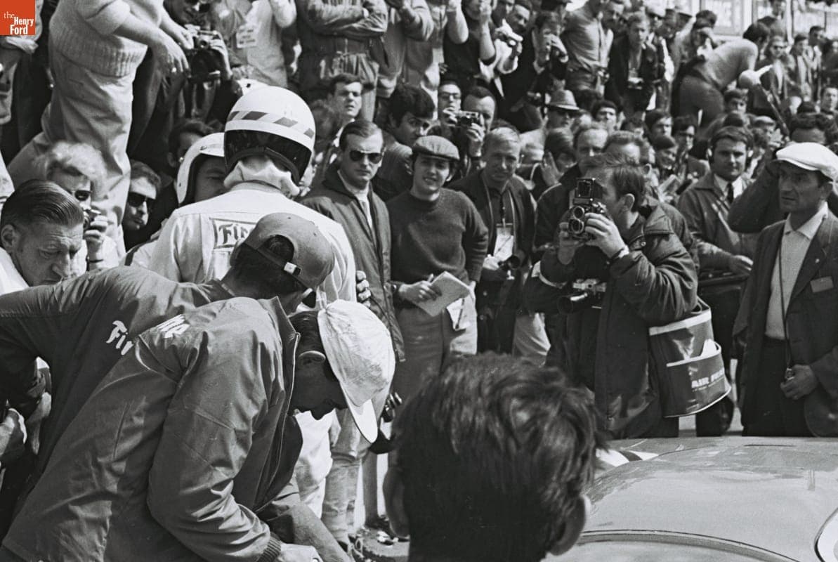 Ferrari Team at the 24 Heures du Mans (24 Hours of Le Mans) Race, June 1967