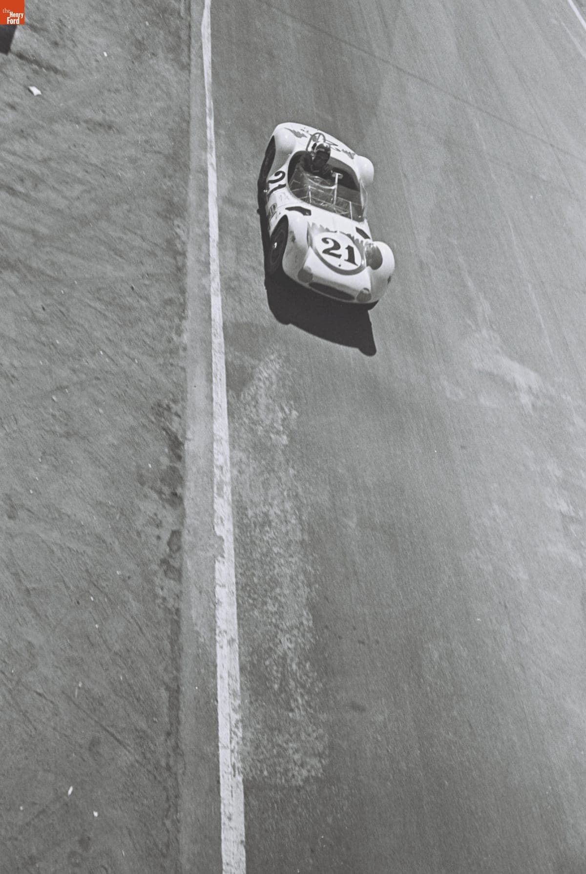 Maserati Tipo 61 Driven by Chuck Sargent in the Consolation Race before the 4th Annual Grand Prix for Sports Cars, Riverside, California, October 1961