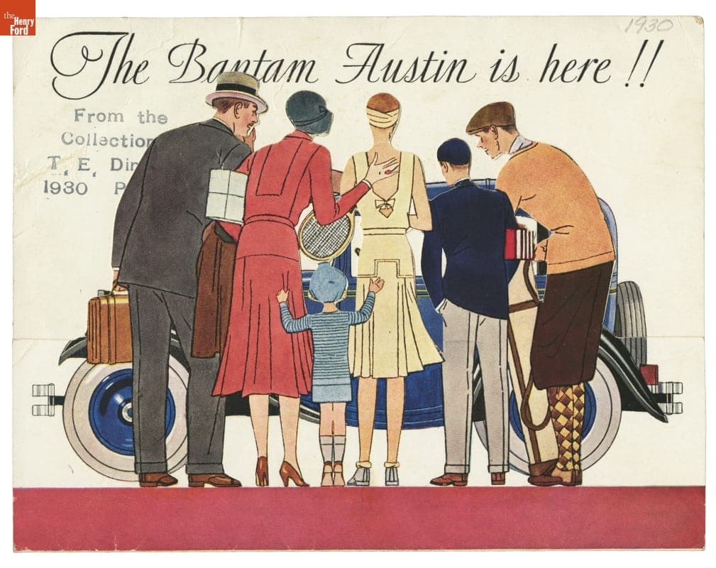 1930 American Austin Brochure, "The Bantam Austin is Here!"