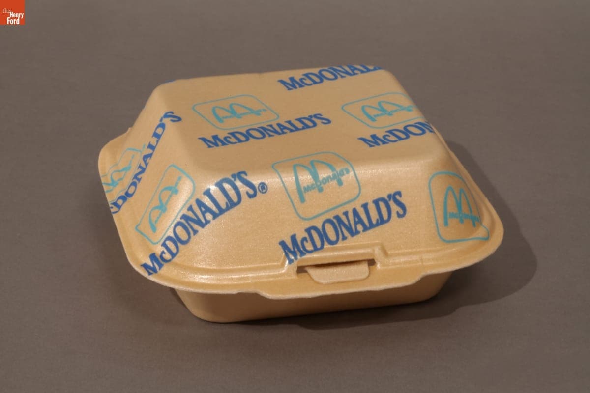 McDonald's Sandwich Container, 1980-1989