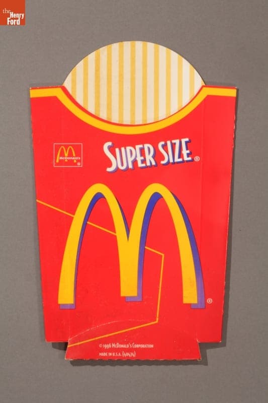 McDonald's "Super Size" French Fry Packet, 1996
