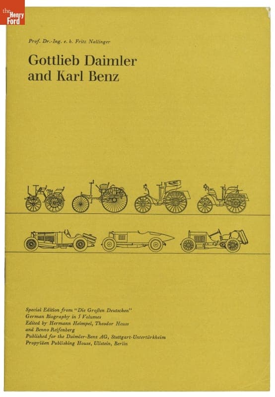 "Gottlieb Daimler and Karl Benz," circa 1969