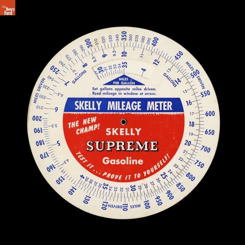 Gasoline Mileage Meter, circa 1974