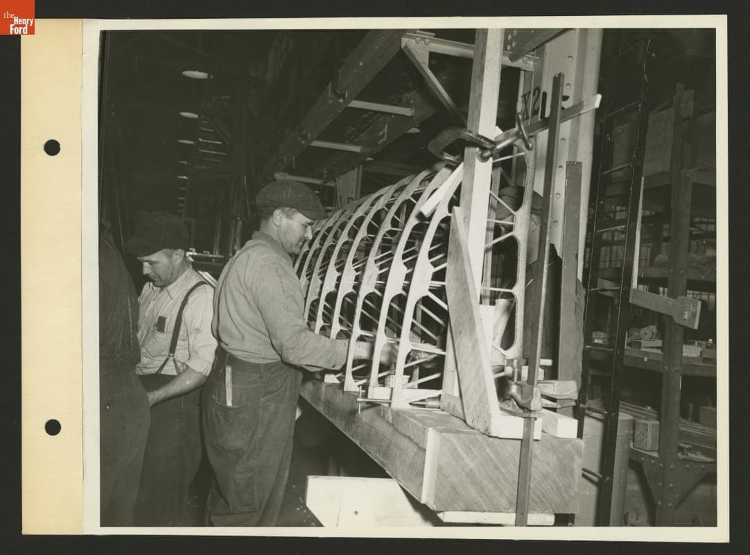 Workmen Assembling Gliders, Iron Mountain, Michigan, 1942