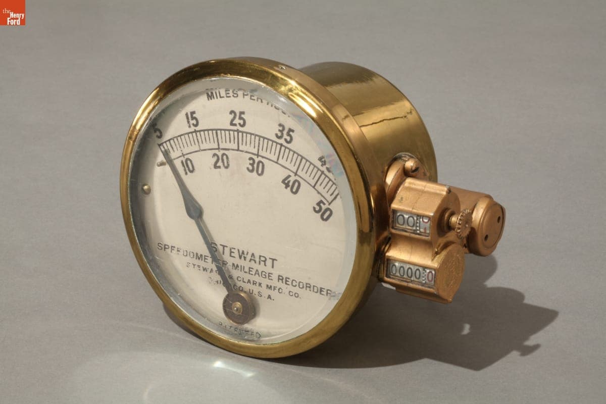 Speedometer and Mileage Recorder, circa 1910
