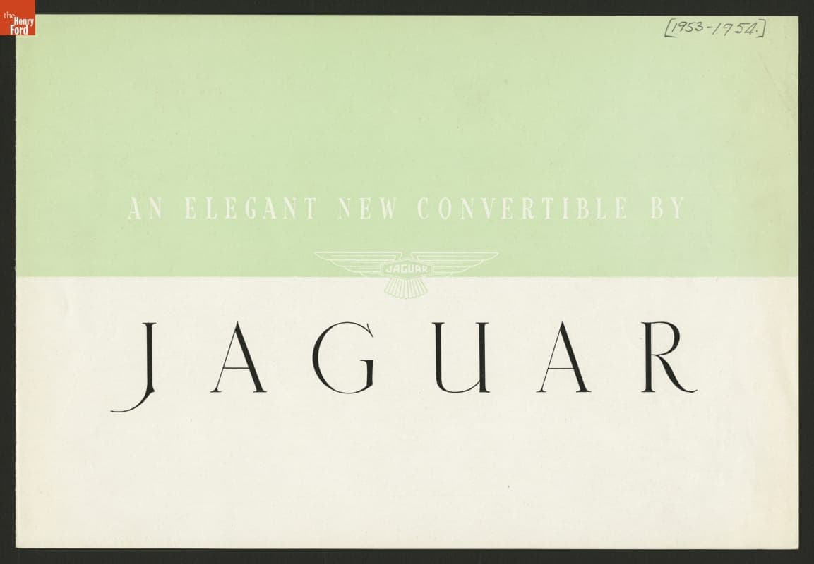 "An Elegant New Convertible by Jaguar,"
