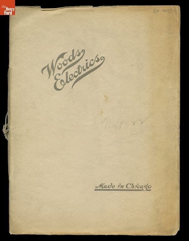 Woods Electrics Sales Catalog, circa 1913