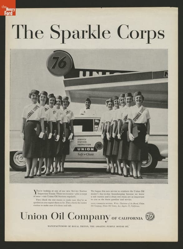 Union Oil Service Station Inspection Team, "The Sparkle Corps," 1959