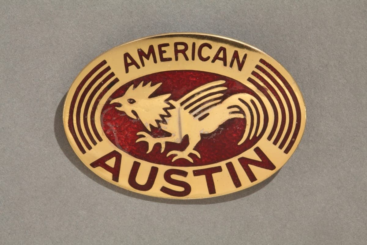 American Austin Automobile Emblem, circa 1930