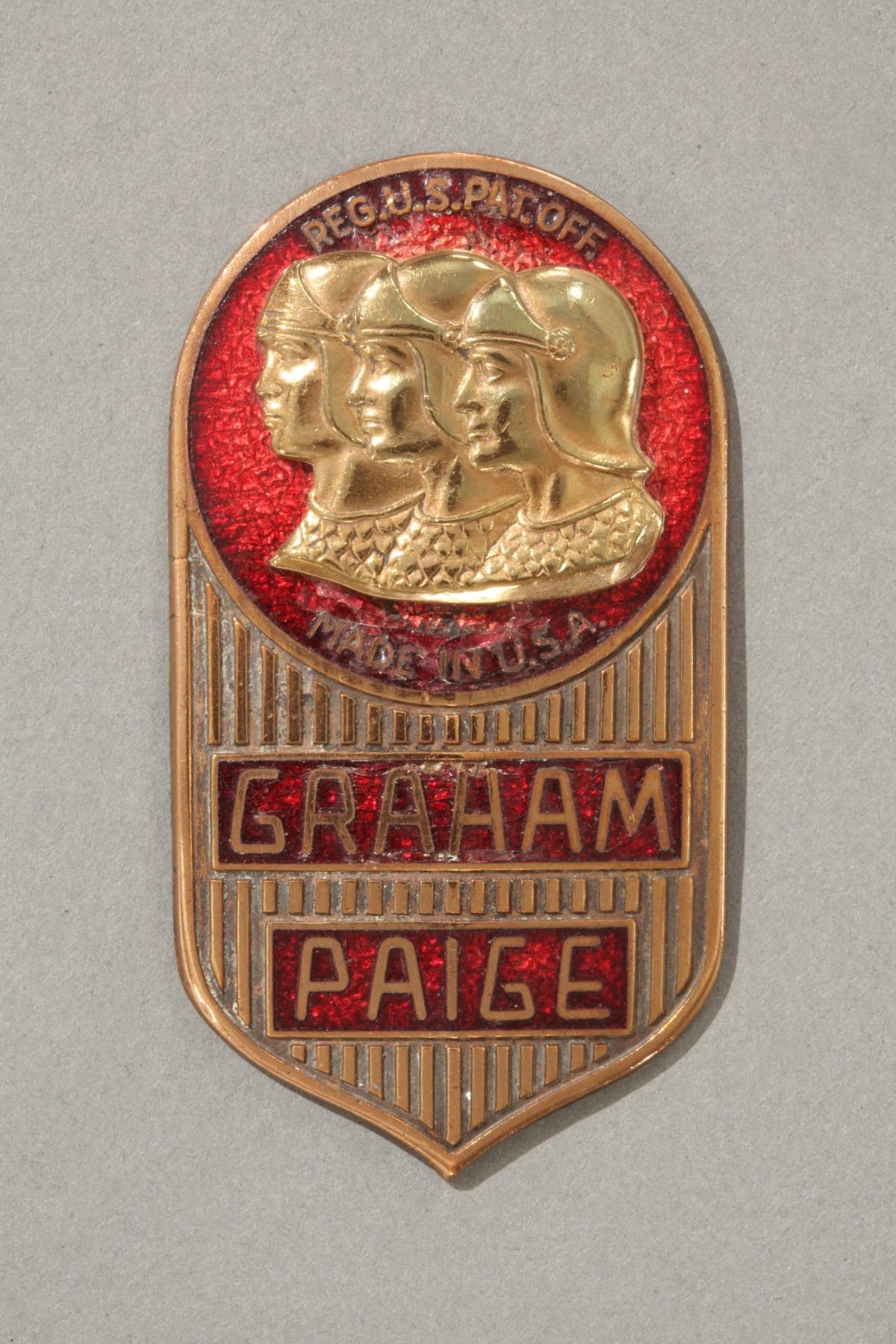 Graham-Paige Automobile Emblem, 1930