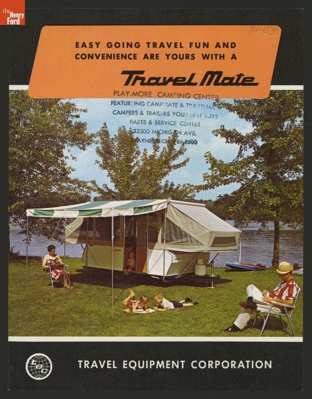 Camping Equipment Catalog, "Easy Going Travel Fun and Convenience are Yours with a Travel Mate," 1966