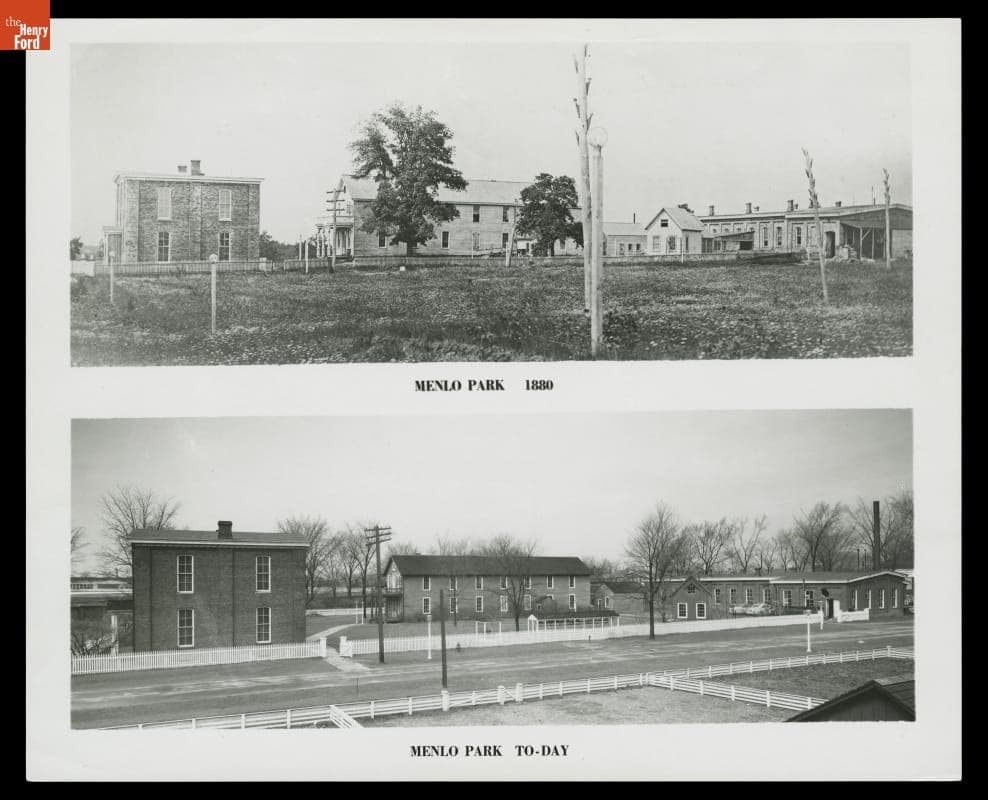 Thomas Edison's Laboratory in 1880 in Menlo Park, New Jersey, and in 1984, Reconstructed in Greenfield Village