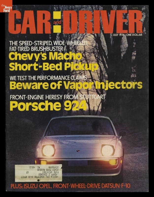 "Car and Driver" Magazine, July 1976
