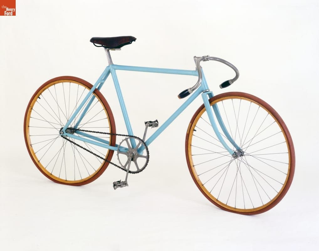 Tribune "Blue Streak" Bicycle, Used by Barney Oldfield, 1898