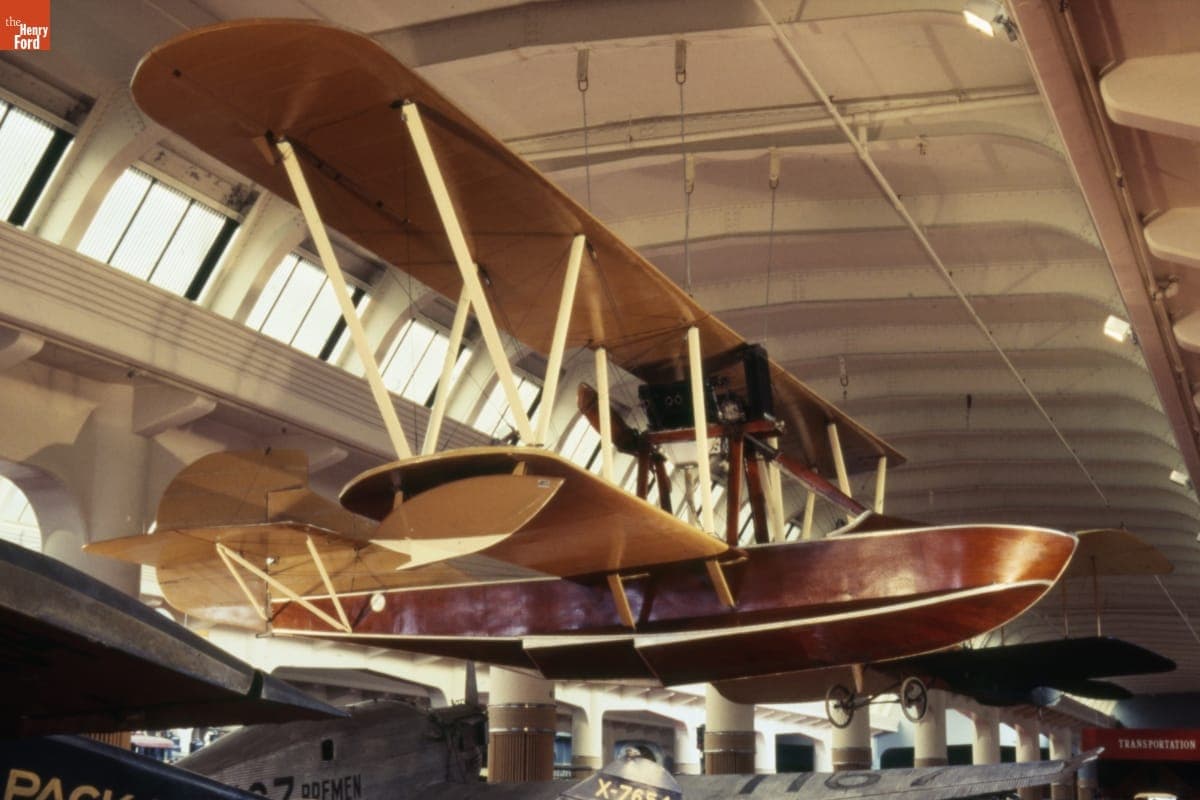 1916 Curtiss Model F "Seagull" Flying Boat Biplane
