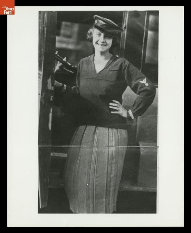 Helen M. Schultz Brewer, Owner of Red Ball Bus Company, Iowa, circa 1924