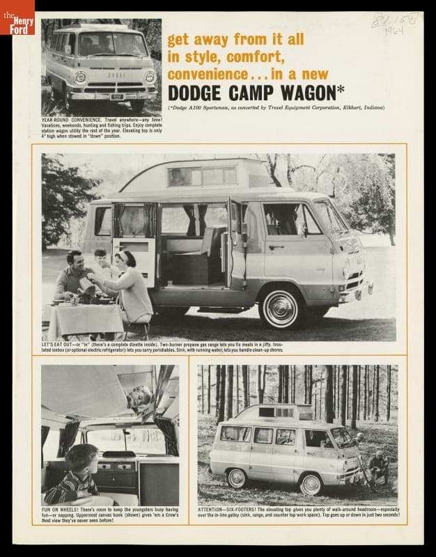 Camping Equipment Catalog, "Get Away from It All in Style, Comfort, Convenience," 1964