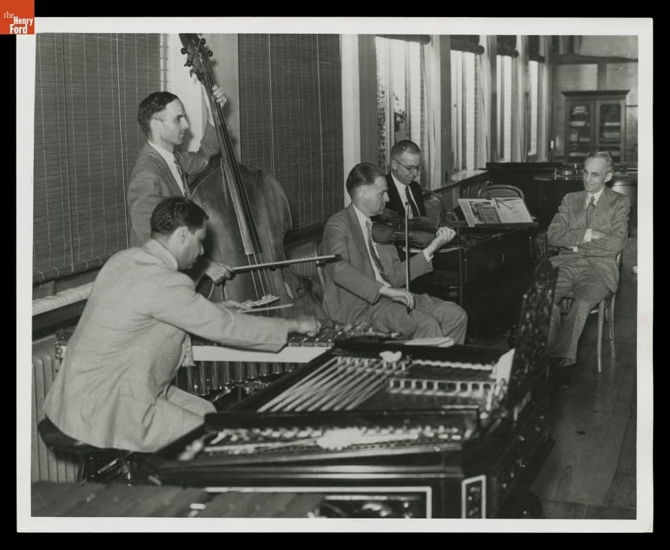 Henry Ford with His Old-time Dance Orchestra, 1933