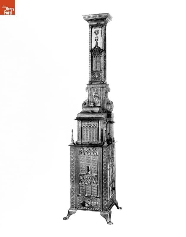 Nott's Anthracite Coal Heating Stove, Used by Eliphalet Nott, circa 1833