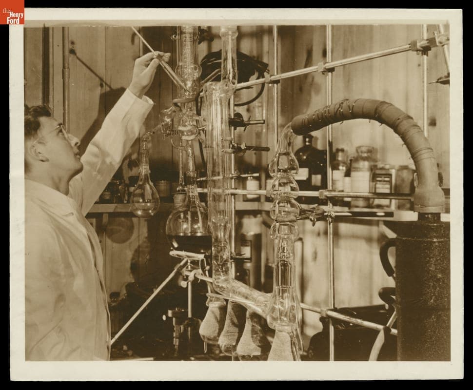 Working to Develop Soybean Products, Ford Motor Company, 1940