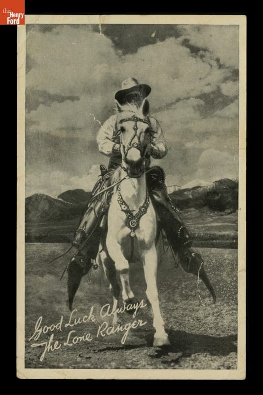 Souvenir Print Advertising "The Lone Ranger" Radio Program, and "Silvercup" Bread, 1935