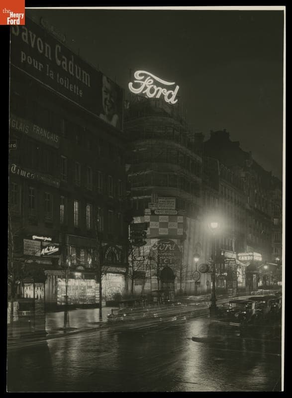 Ford Motor Company Sales Office, Paris, France, circa 1930