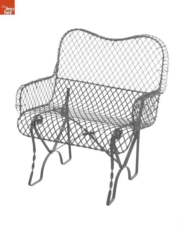 Garden Bench, Used in Tioga Cemetery, Athens, Pennsylvania, circa 1890