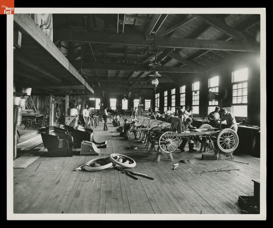 Assembly Room at the Autocar Company, Ardmore, Pennsylvania, 1901-1912