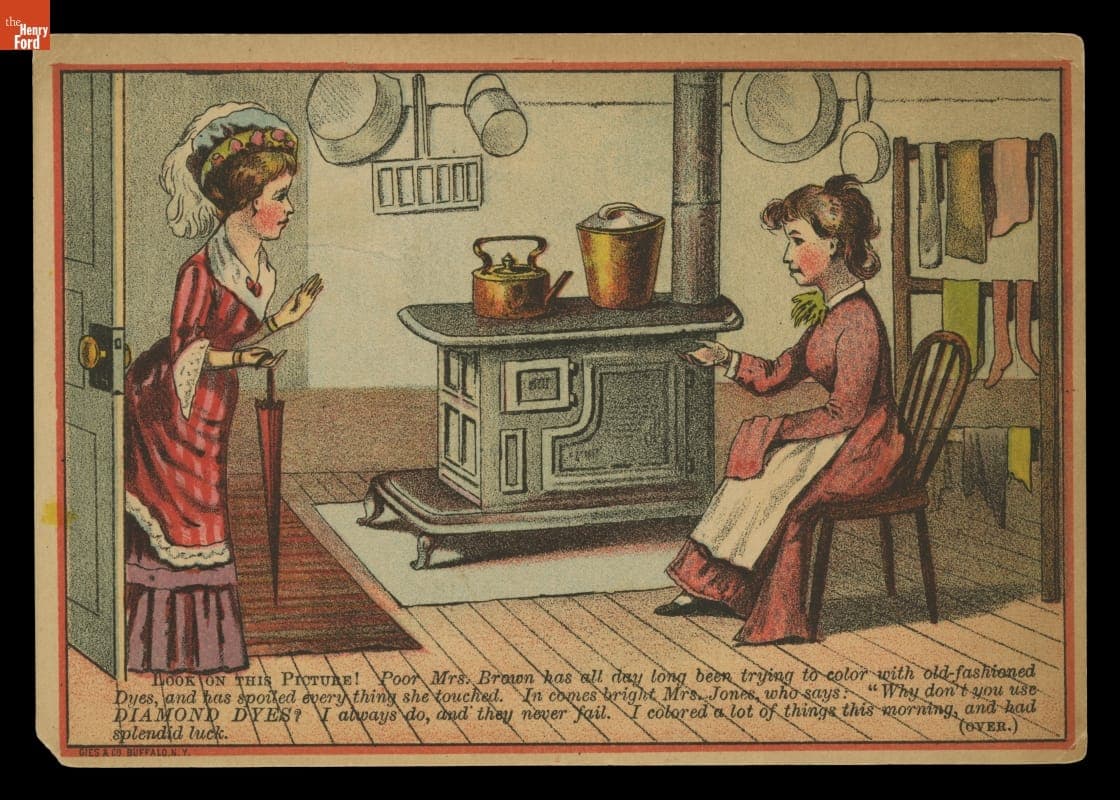 Trade Card for Diamond Dyes, Wells, Richardson & Co., 1880-1885