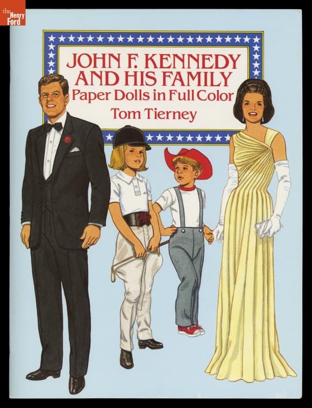Paper Dolls Book, "John F. Kennedy and His Family," 1990