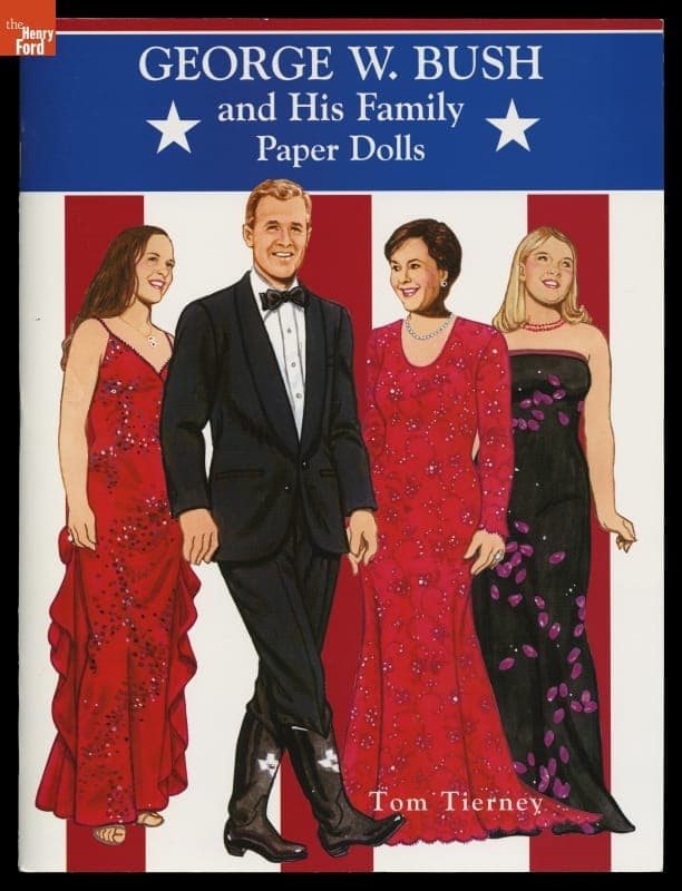 Book, "George W. Bush and his Family Paper Dolls," 2001