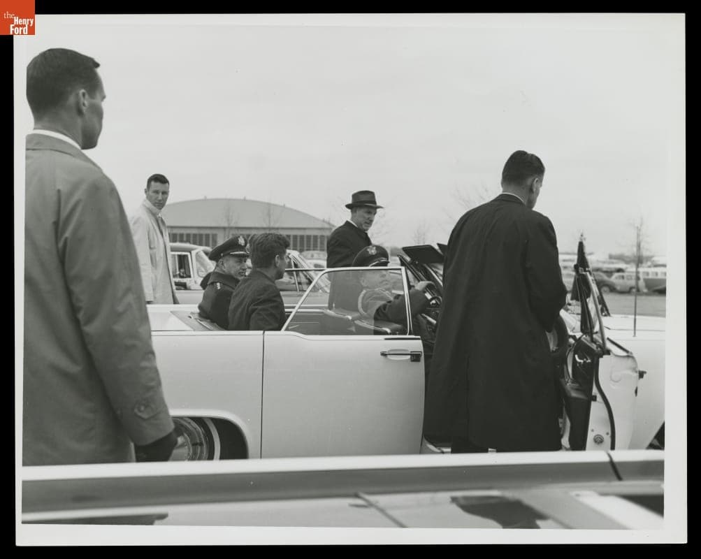 President John F. Kennedy Visiting Offutt Air Force Base, December 7, 1962